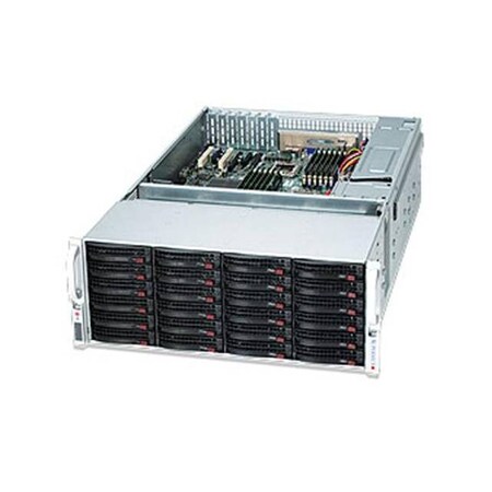 Supermicro Redundant 1400W 4U Rackmount Server Chassis (Black), CSE-847A-R1400LPB CSE-847A-R1400LPB